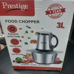 জনপ্রিয় ব্রান্ড Prestige এর ৩ লিটার Electrick chopper